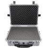 Eylar 20" Large Hard Gun Case Equipped With Ragar Reconfigurable & Reusable XP Crosslinked Foam Insert, Waterproof, Shockproof For Pistols and Handgun Accessories (2 Ragar Layers) (Gray) view 4