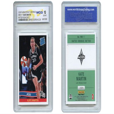 2024 Panini Kate Martin Donruss Rated Rookie Card #RRR11  Graded GEM-Mint 10