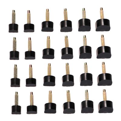 ANDRESLAD 24 Pcs High Heel Replacement Tips, Wearproof TPU Spike Dowels