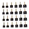 ANDRESLAD 24 Pcs High Heel Replacement Tips, Wearproof TPU Spike Dowels view 1