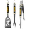 Siskiyou Sports NFL Green Bay Packers 3 pc Steel BBQ Tool Set, One Size, Team Colors view 1