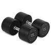 Titan Fitness 115 LB Set Round Urethane Dumbbells, Medium Volcano Knurling, 33mm Grip, Easy-to-Read Weight Indicators, Free Weights for Strength Training view 1