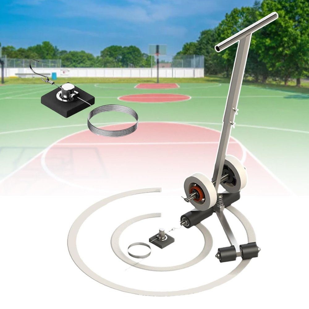 Court Line Tape Machine, Basketball Court Line Striping Machine, Court Paint Striping Machine, For Parking Lots And Road Warning