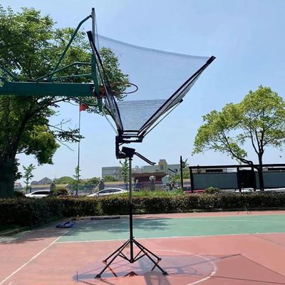 QYQCXGL Adjustable Rotatable Basketball Rebounder Return Machine,Metal Basketball Shot Returner,Basketball Equipment