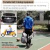 QYQCXGL Adjustable Rotatable Basketball Rebounder Return Machine,Metal Basketball Shot Returner,Basketball Equipment view 3