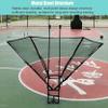 QYQCXGL Automatic Basketball Hoop Return, Metal 180 Rotating Basketball Shooting Machine Ball Rebounder for Traditional Pole-1 view 3