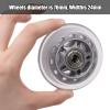 GROWTHLIN Inline Skate Wheels Outdoor Indoor 8 Pack 76mm 82A Inline Roller Hockey Wheels with Bearing Roller Skate Wheels Suitable for Skates and Roller Skates view 2