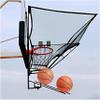 Metal Basketball Return Attachment, Portable and Easy Setup, Hanging Basketball Rebounder Net Return, Indoor Outdoor Basketball Equipment view 1