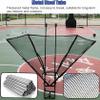 Metal Basketball Return Attachment, Portable and Easy Setup, Hanging Basketball Rebounder Net Return, Indoor Outdoor Basketball Equipment view 3