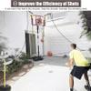 Teens Adult Basketball Shot Returner Trainer, Basketball Practice Net Returner, Ball Return Attachment System, Basketball Shooting Training Device view 3