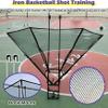Youth/Adults/Kids Basketball Catcher Return Net, Foldable Basketball Rebounder Metal for Home Yard School Gym, Hang Portable Basketball Shot Trainer Returner-1 view 4
