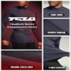 TSLA Men's Thermal Long Sleeve Compression Shirts, Mock/Turtleneck Winter Sports Running Base Layer Top, Heatlock Mock Neck Charcoal, Large view 3