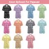 Artsadd Custom Short Pajamas Set with Face Photo for Women Men, Personalized Family Matching Pajamas Set with Pet Dog Face Funny Sleepwear PJS Loungewear Set Valentines Birthday Gifts for Her Him view 3