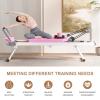 Pilates Reformer Machine at Home Pilates Equipment with Dual Resistance - Eco-Silicone Leather, Smooth Glide Rails, and Easy Storage for Women's Home Workouts (Pink) view 2