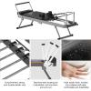 Pilates Reformer,Foldable Pilates Machine & Equipment - Home Workout Equipment for Women with High-Density Cushion and Double Resistance, at Home Reformer (Black) view 4