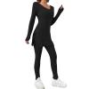2 Piece Lounge Set Women Cozy Long Sleeve Tops and Pants Loungewear Sets Comfy Soft Matching Sets Sweatset Sweat Suits Athleisure Sets Women Two Piece Sets for Women Pants Sets Women 2 Piece Outfits view 2