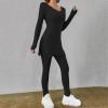 2 Piece Lounge Set Women Cozy Long Sleeve Tops and Pants Loungewear Sets Comfy Soft Matching Sets Sweatset Sweat Suits Athleisure Sets Women Two Piece Sets for Women Pants Sets Women 2 Piece Outfits view 3