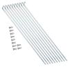 USYUHAIJUN 10pcs 13g Bike Spokes Stainless Steel for Bicycle Spokes 80mm/190mm/220mm/310mm Tricycle Spokes Bike Accessory(80mm) view 3