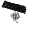 USYUHAIJUN 36pcs Fit for Bicycle Spokes & Nipples Stainless Steel Electric Bike 13G 13K Diameter 2.2mm Length 100-300mm J Bend Cycle Black(225 mm) view 2