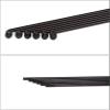 USYUHAIJUN 36pcs Fit for Bicycle Spokes & Nipples Stainless Steel Electric Bike 13G 13K Diameter 2.2mm Length 100-300mm J Bend Cycle Black(225 mm) view 3