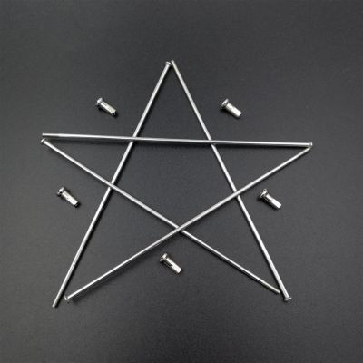 USYUHAIJUN 36Pcs 13G 2.6MM Spokes Bicycles Straight Pull Electric Bike Spokes 304 Stainless Steel Material Mountain Bike Spokes Equal Diameter Spokes(Length 122mm)