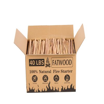Fatwood Firestarter Kindling Sticks (40 lb)