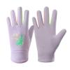 UDIYO Children Winter Gloves, with Waterproof Sport Gloves for 3-15Y Touchscreen High Elasticity Reflective Dinosaur Pattern Outdoor Playing Ski Gloves (Purple S) view 1