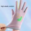 UDIYO Children Winter Gloves, with Waterproof Sport Gloves for 3-15Y Touchscreen High Elasticity Reflective Dinosaur Pattern Outdoor Playing Ski Gloves (Purple S) view 2