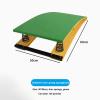 LIPJIA Gymnastics Springboard 4 Springs Gymnastics Springboard for Kids Vaulting, Thickened Hardwood Gymnastics Springboard, Elastic Board for Home Room Athletics Training Ground,Green-50X80CM view 2