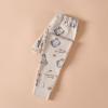 210 Years Toddler Cute artoon Elastic Waist ajama Pants Baby Boys Girls Soft Long ajama Pants (Beige, 3-4 Years) view 2