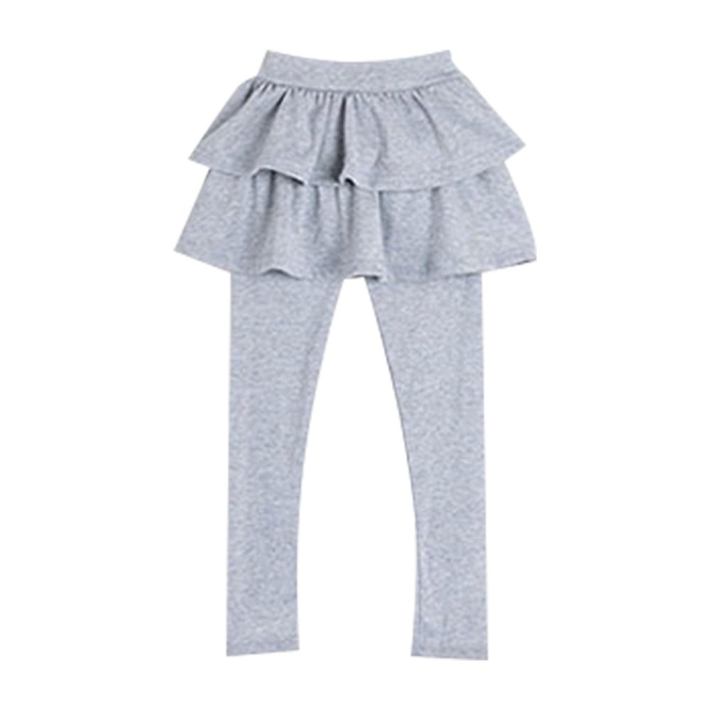 Girl Skirt Solid Color Pants Toddler Girls Leggings Warm Pants School niform Pants Stretchy Soft (GY1, 18-24 Months)