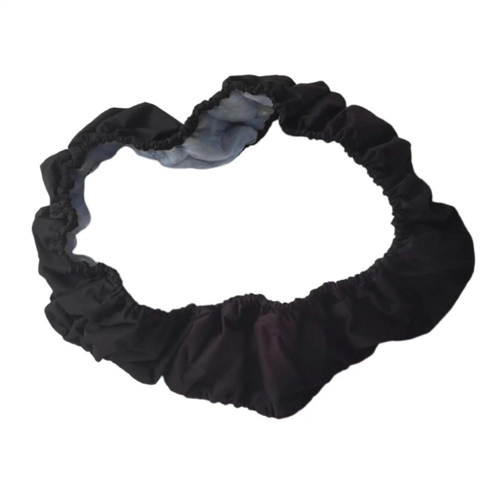 LNJMRU Trampoline Spring Cover Fits 36 38 40 Inch Sponge Tear Resistant Pad Safety(Black 40 inches)