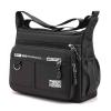 Crossbody Shoulder Bag, Men's Messenger Bag, Small Sling Pack, Waterproof, Work (Black) view 1