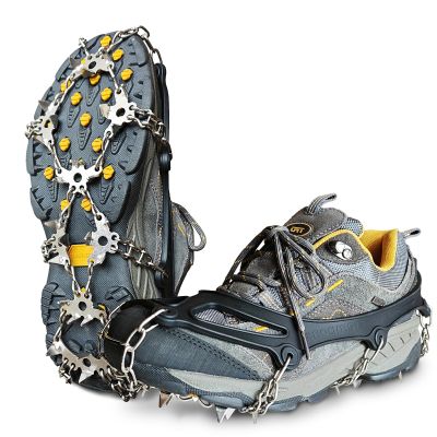 Non-Slip Gripper Spikes for Shoes and Boots - 26 Stainless Steel Spikes for Superior Traction on Ice and Snow - Shoe Talons Anti-Slip Design for Safe