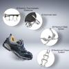 Non-Slip Gripper Spikes for Shoes and Boots - 26 Stainless Steel Spikes for Superior Traction on Ice and Snow - Shoe Talons Anti-Slip Design for Safe view 3