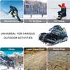 Non-Slip Gripper Spikes for Shoes and Boots - 26 Stainless Steel Spikes for Superior Traction on Ice and Snow - Shoe Talons Anti-Slip Design for Safe view 4