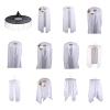 BLACKNANA Chinese Ancient Styles Gauze Hat Vintage Cultural Hat Fairies Elegant Sunscreen Hat for Cosplay and Theme Parties view 3