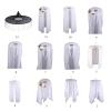 BLACKNANA Chinese Ancient Styles Gauze Hat Vintage Cultural Hat Fairies Elegant Sunscreen Hat for Cosplay and Theme Parties view 4