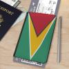Guyana Guyanese Flag Passport Holder for Travel, Passport Cover Wallet for Women Men, PU Leather Passport Book Card Holder Case with Pen,Travel Gifts view 4