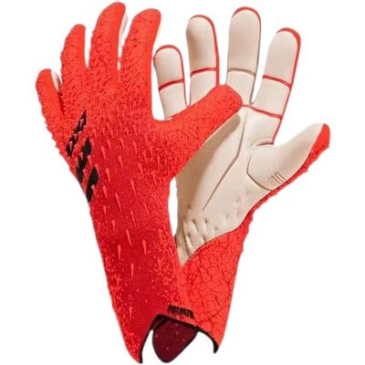 Longcanhui Soccer Goalkeeper Gloves Goalie Training Gloves Strong Grip Anti-Slip and Breathable for Adults and Children (Orange,6)