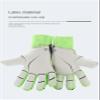 Longcanhui Soccer Goalkeeper Gloves Goalie Training Gloves Strong Grip Anti-Slip and Breathable for Adults and Children (Orange,6) view 2