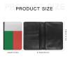 Madagascar Madagascan Flag Passport Holder for Travel, Passport Cover Wallet for Women Men, PU Leather Passport Book Card Holder Case with Pen,Travel Gifts view 2