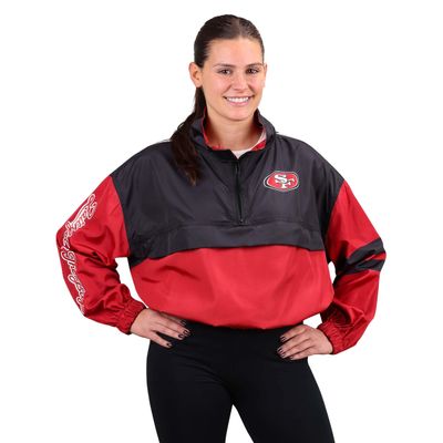Olivia Culpo x FOCO  San Francisco 49ers NFL Winning Play Windbreaker Jacket - XXL