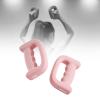 RNXRZANK Set of 2 Handheld Dumbbells 1kg D Shape Grip for Fitness and Strength, Pink view 4
