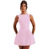 ANKOMINA Women's Elegant Mini Dress Sleeveless Mock Neck Tank Short Dress Bodycon Casual Work Office A Line Dresses view 1