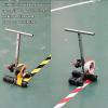 JKSVTF Badminton Court Straight Line Marking Machine, Hand Push Floor Marking Tool, Easy to Use, with Marking Tape Roller, Parking Space/Floor Road Marking, No Need to Bend Down (80 Cm) view 4