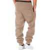 Cargo Sweatpants for Men Trendy Baggy Heavyweight Fleece Elastic Waist Workout Jogger Athletic Trousers Hiking Pants view 3