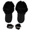Hoement 1pair Faux Fur Winter Shoe Liners Removable Plush Insoles for Snow Boots Cozy Warm Footwear Inserts Pompoms for Indoor and Outdoor Use view 1
