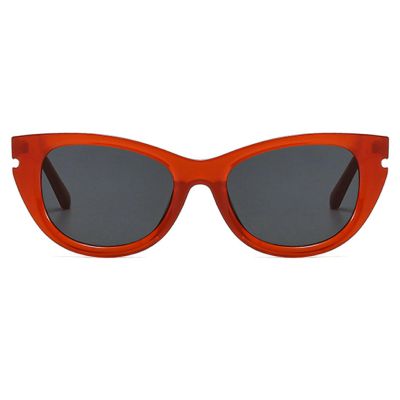 Y2K Cat Eye Sunglasses Women 2025 Luxury Designer Vintage Irregular Oval Sun Glasses For Ladies black yellow Eyewear (C2)