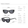 Y2K Cat Eye Sunglasses Women 2025 Luxury Designer Vintage Irregular Oval Sun Glasses For Ladies black yellow Eyewear (C2) view 3